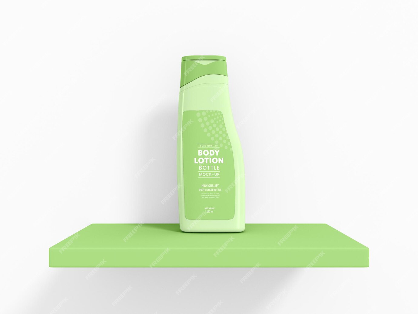 Free Psd Body Lotion Bottle Packaging Mockup