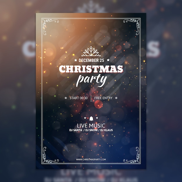 Christmas Poster Vectors, Photos and PSD files | Free Download