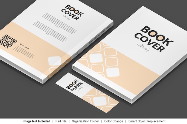Download Premium Psd Book Cover And Bookmark Mockup