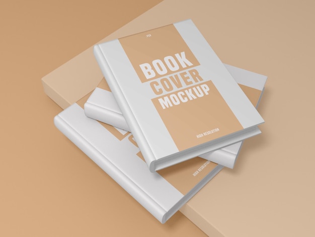 Download Free PSD | Book cover design mockup psd