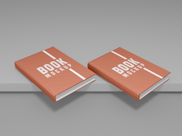 Free PSD | Book cover design mockup psd