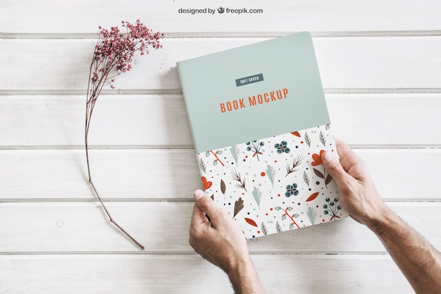 Book mock up PSD Template