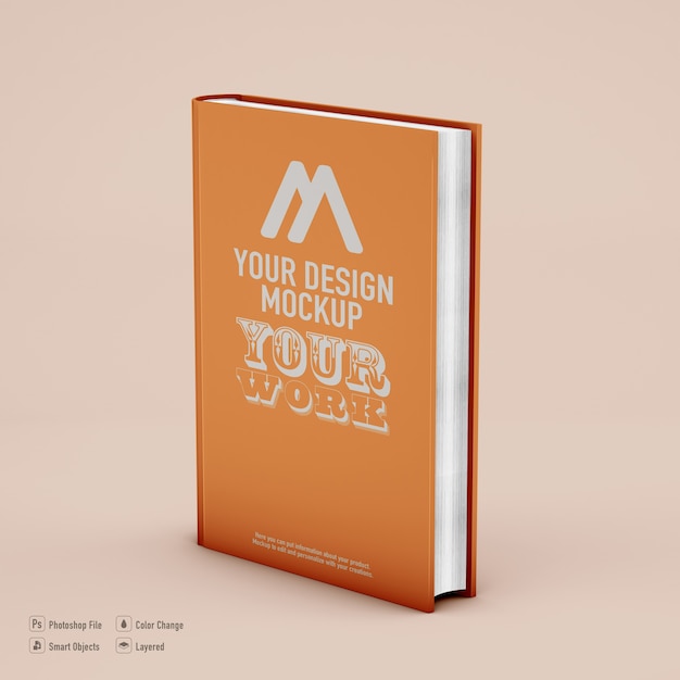 Download Premium PSD | Book mockup isolated on soft color background