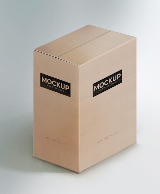 Download Box cardboard mockup template | Premium PSD File