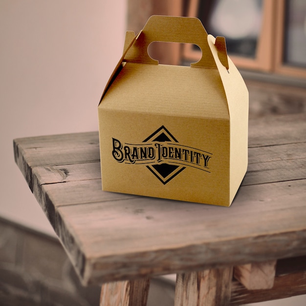 Download Box packaging mockup | Premium PSD File