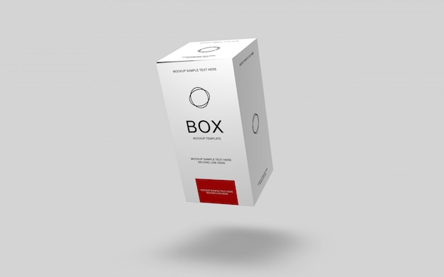 Download Premium PSD | Box packaging mockup