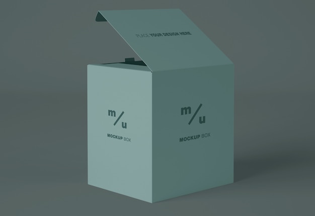 Premium PSD | Box packaging mockup