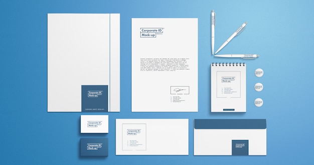 Download Premium Psd Branding Identity Mock Up Set For