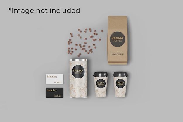 Download Premium Psd Branding Mockup For Coffee Shop Isolated