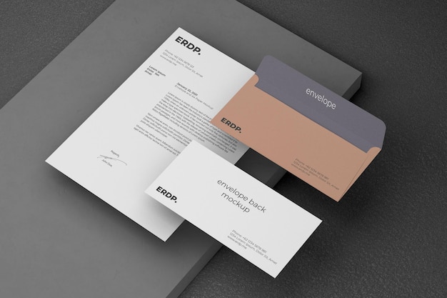 Download Premium Psd Branding Mockup With Envelope