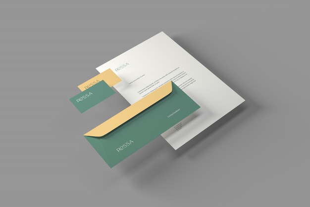 Download Branding Stationery Mockup Premium Psd File PSD Mockup Templates