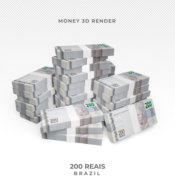 premium-psd-brazilian-money-with-200-reais-banknote-3d-render