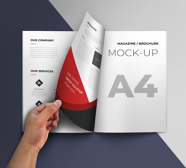Download Brochure mockup | Premium PSD File