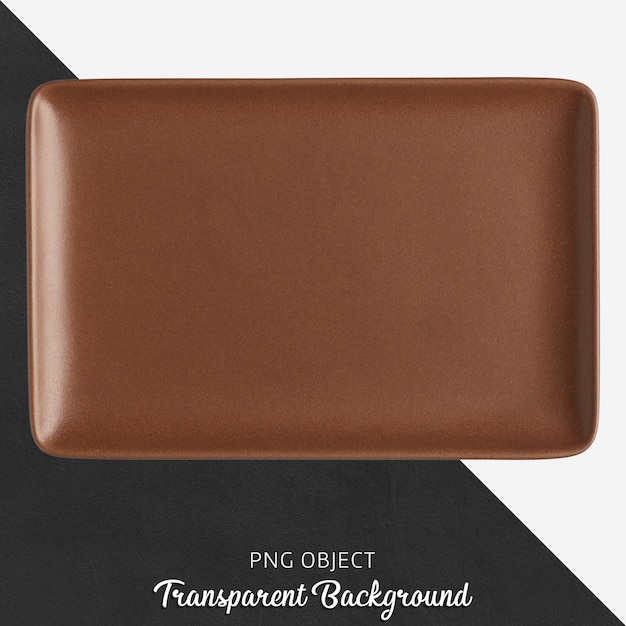 Download Free Brown Ceramic Rectangle Plate On Transparent Background Premium Use our free logo maker to create a logo and build your brand. Put your logo on business cards, promotional products, or your website for brand visibility.