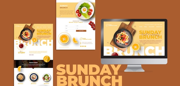 Brunch theme for templates | Free PSD File