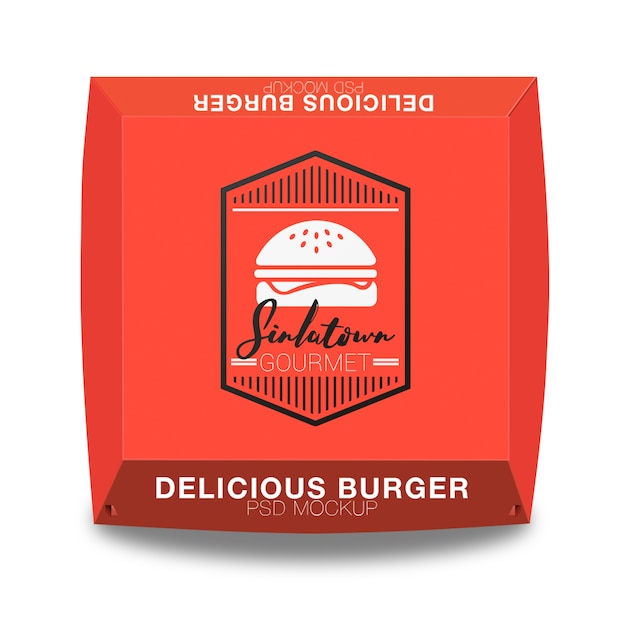 Download Premium Psd Burger Packaging Mock Up Design PSD Mockup Templates