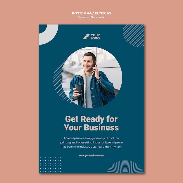 Free PSD Business ad poster template