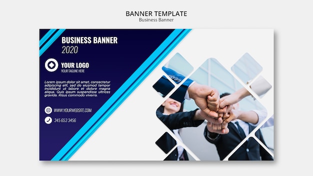 Download Free PSD | Business banner template