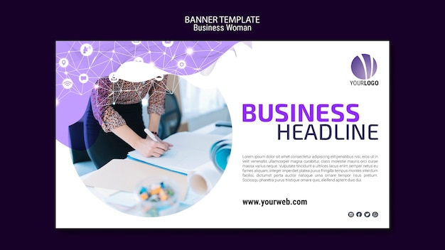 Free PSD | Business banner template