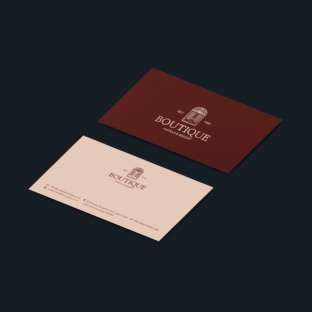 Download Free Psd Business Card Mockup Psd Corporate Identity Design