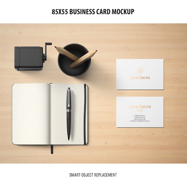 Free Psd Business Card Mockup