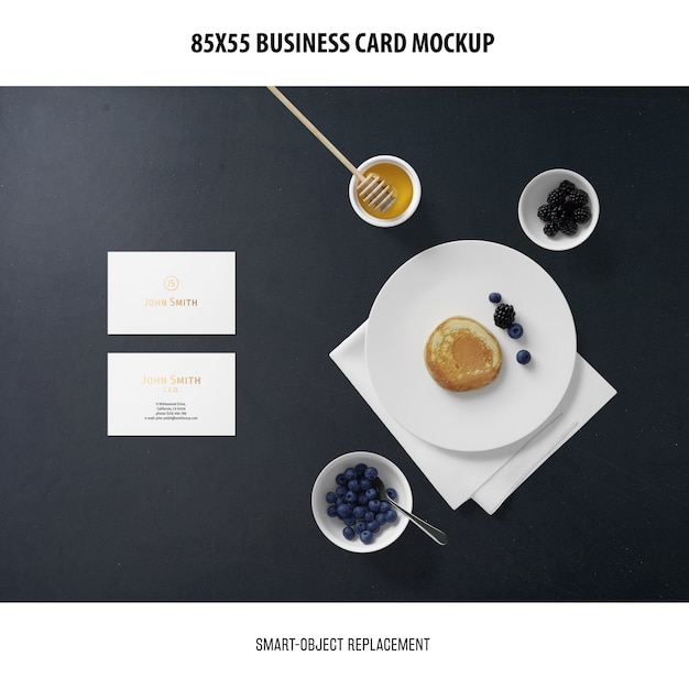 Download Business card mockup | Free PSD File