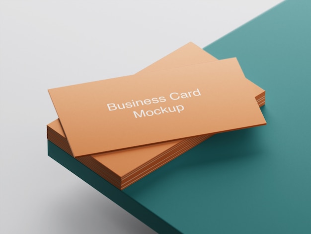 Premium Psd Business Card Stack Mockup 1999