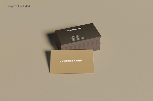 Premium Psd Business Card Stack Mockup