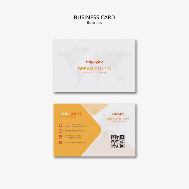 Business card template Free Psd