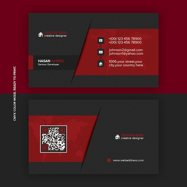 Premium PSD | Business card