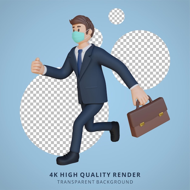 Premium Psd Business Character Illustration 3d Rendering