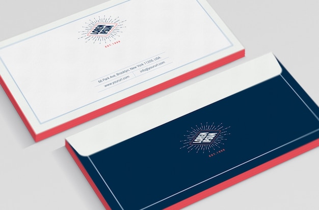 Business Envelope Mock Up Psd Template Box Packaging Mockup Creator