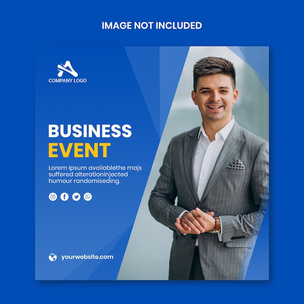 Business event social media banner | Premium PSD File