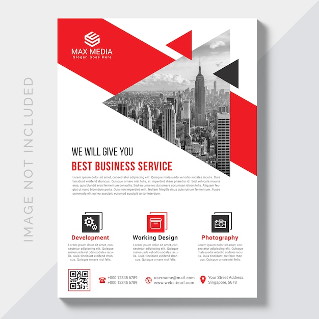 Business flyer PSD Template