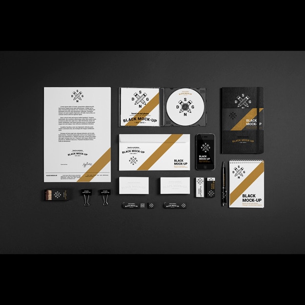 Download Free PSD | Business stationery mock up design