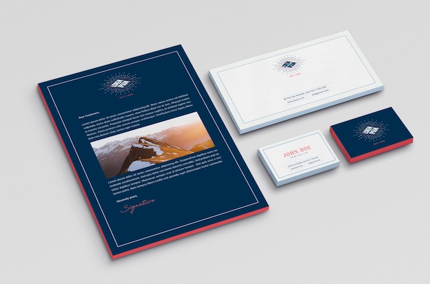 Download Business stationery mock up | Free PSD File