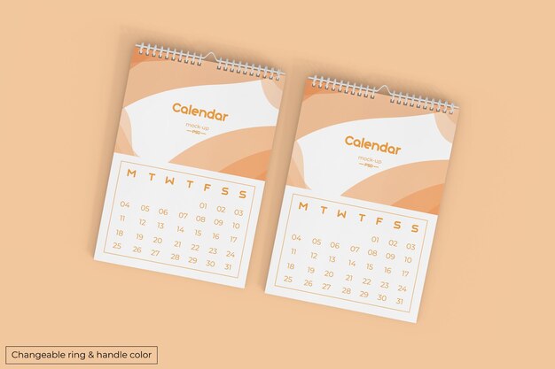 Premium PSD | Calendar mockup