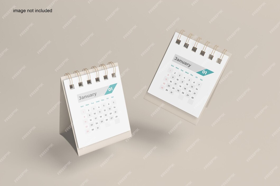 Premium PSD | Calendar mockup