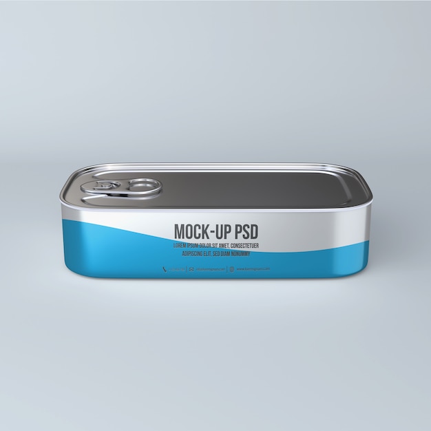 Download Can mockup PSD file | Premium Download