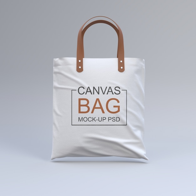 Canvas bag mockup PSD file | Premium Download