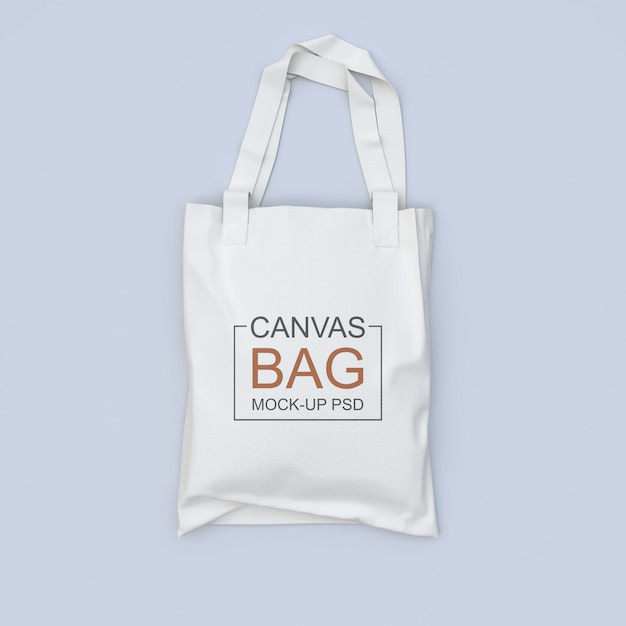 Premium PSD | Canvas bag mockup