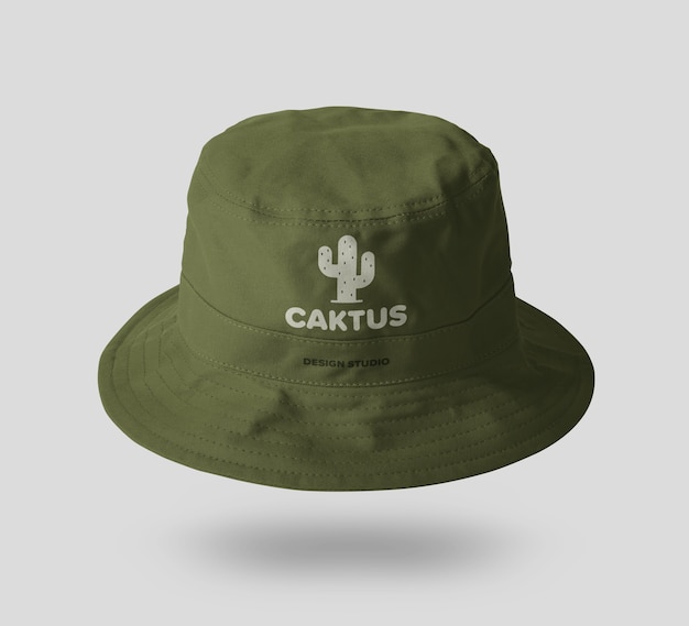 Download Premium PSD | Canvas bucket hat mockup template