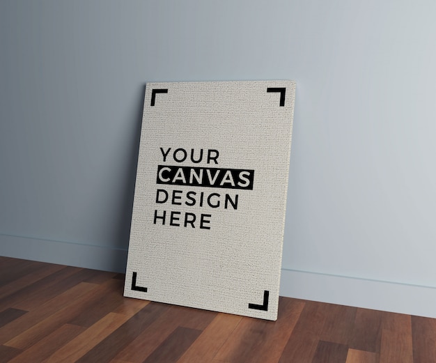 Download Canvas interior mock up | Premium PSD File
