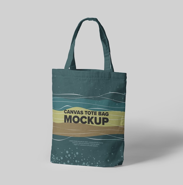 Download Premium PSD | Canvas tote bag mockup