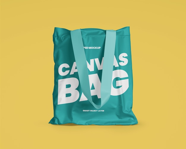 Download Premium PSD | Canvas tote bag mockup