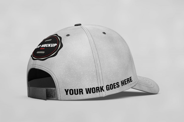 Free Psd Cap Mock Up Back View
