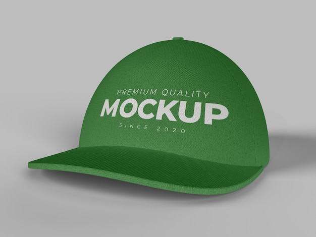 Download Cap mockup front view closeup | Premium PSD File