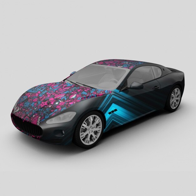 Download Car mock up design | Free PSD File PSD Mockup Templates