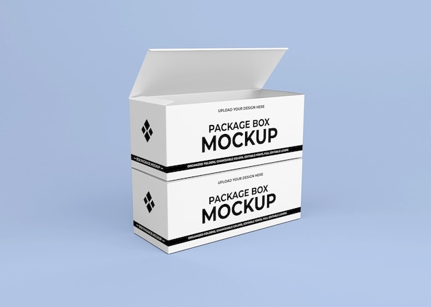 Premium PSD | Cardboard box mockup design