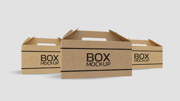 Download Carton boxes mockup | Premium PSD File